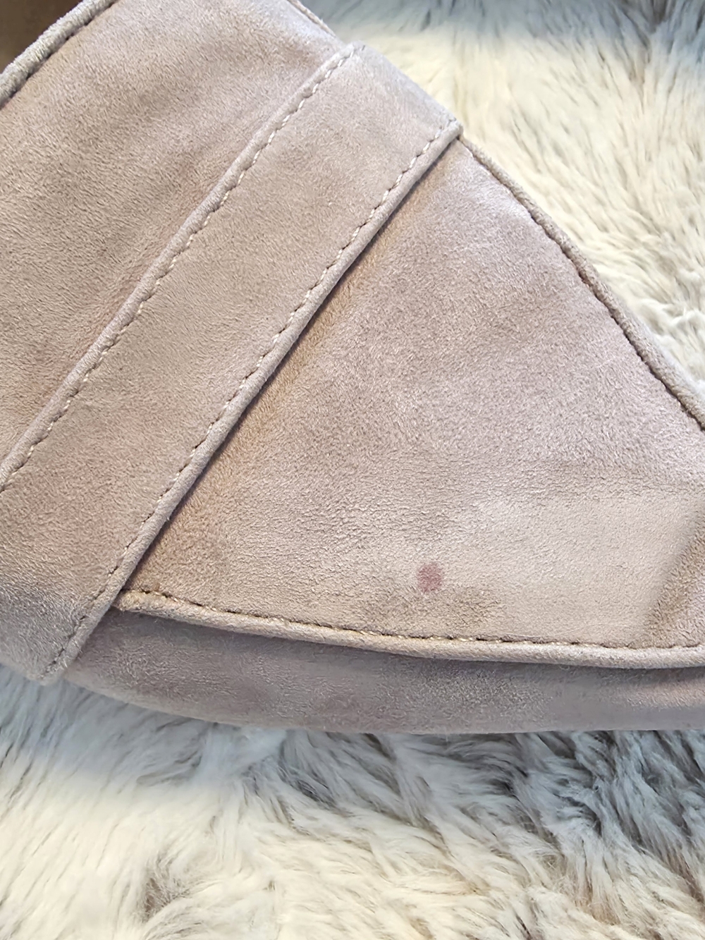 Steve Madden Taupe Suede Pointed-Toe Loafers 7.5 - Picture 5 of 6